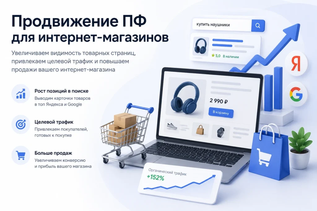 Продвижение ПФ для интернет-магазинов